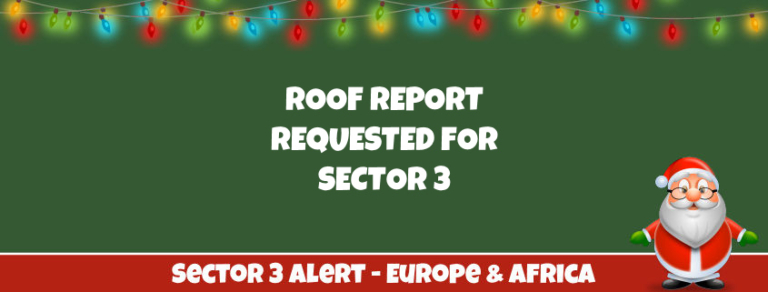 Roof Report Needed in Sector 3