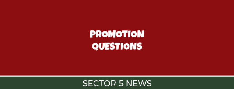 Promotion Questions