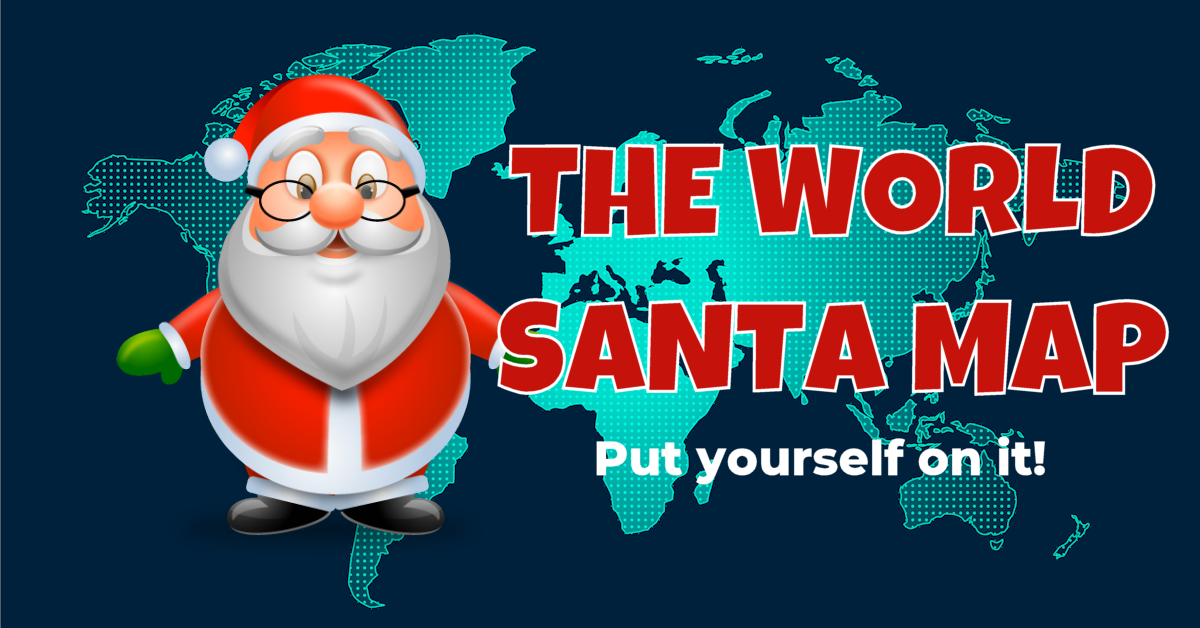 World Santa Map